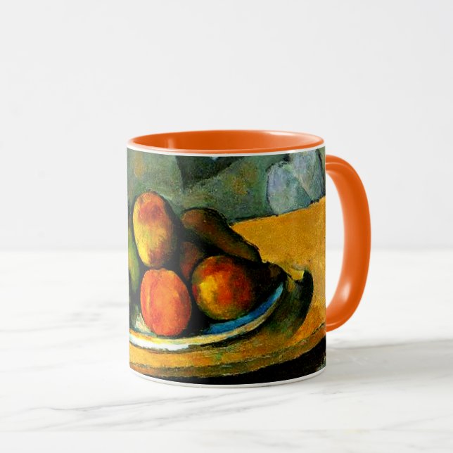 Cezanne - persikor, päron och druvor mugg (Framsida höger)