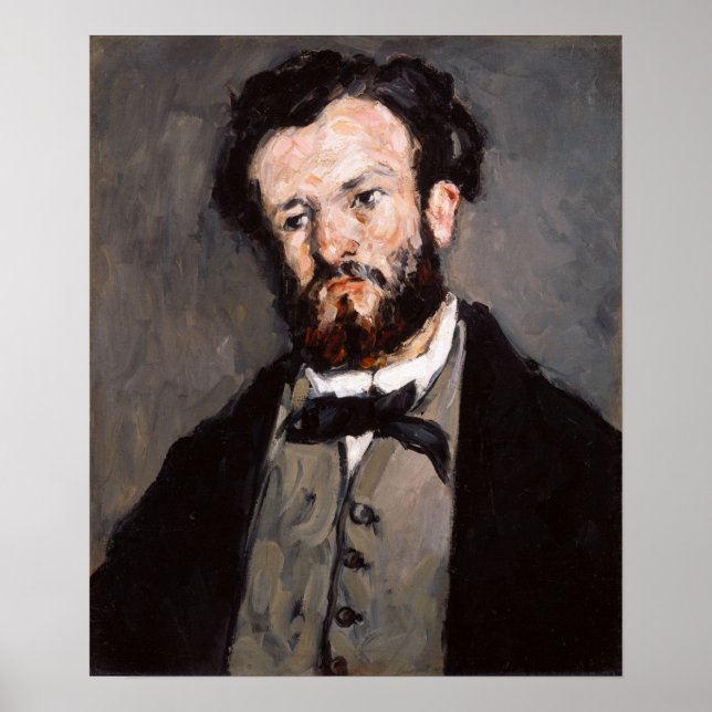 Cézanne - Porträtt av Anthony Valabregue Poster (Framsidan)