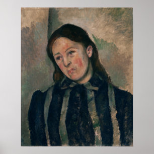 Cézanne - Porträtt i Madame Cézanne Poster