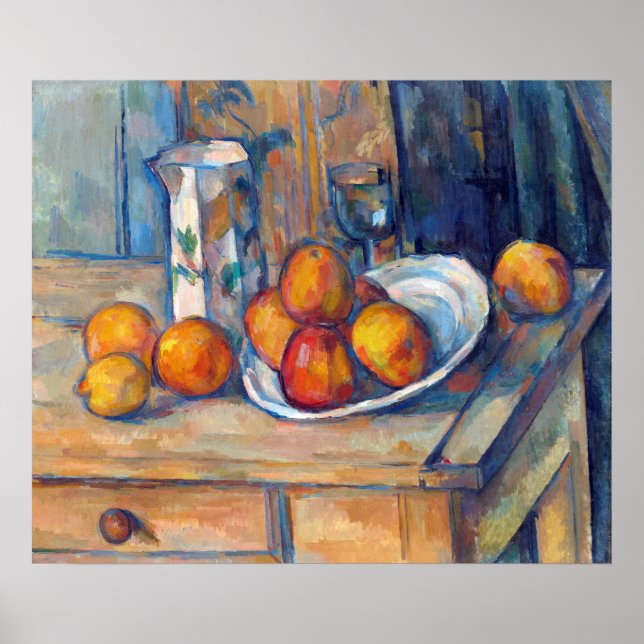 Cezanne Post impressionism Paul Cezanne still Life Poster (Framsidan)