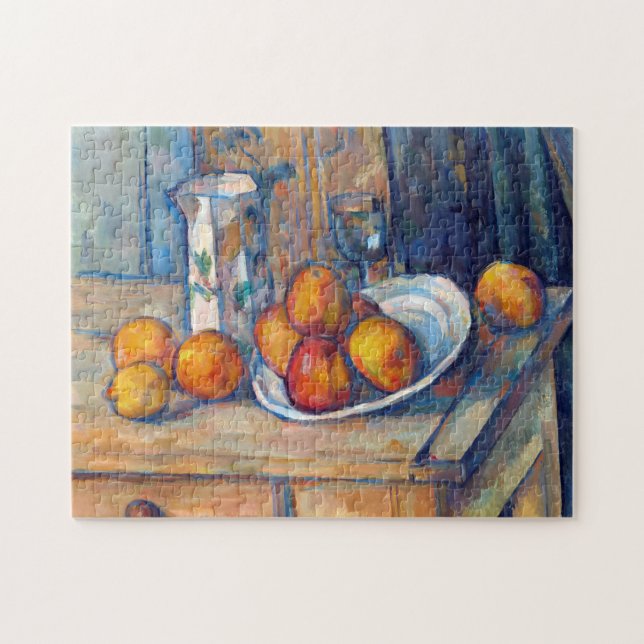 Cezanne Post impressionism Paul Cezanne still Life Pussel (Horisontell)