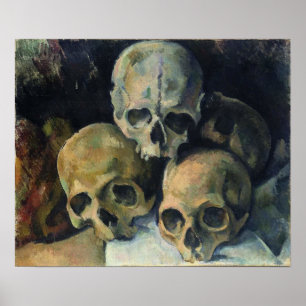 Cézanne - Pyramid Of Döskallars, 1900 Poster