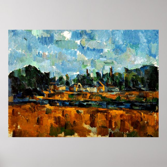 Cezanne - Riverbanks Poster (Framsidan)
