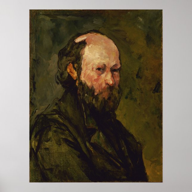 Cézanne - Self-Porträtt Poster (Framsidan)