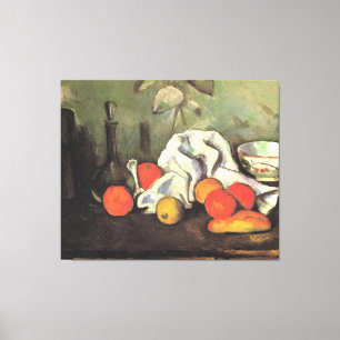 Cezanne - Stilleben med frukter Canvastryck