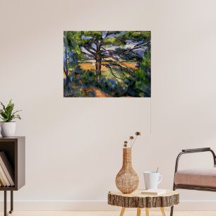 Cezanne - Stora Gräs och Röda jorden Poster