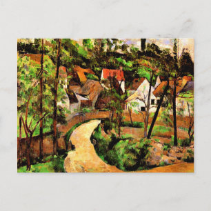 Cezanne - Sväng i vägen Vykort