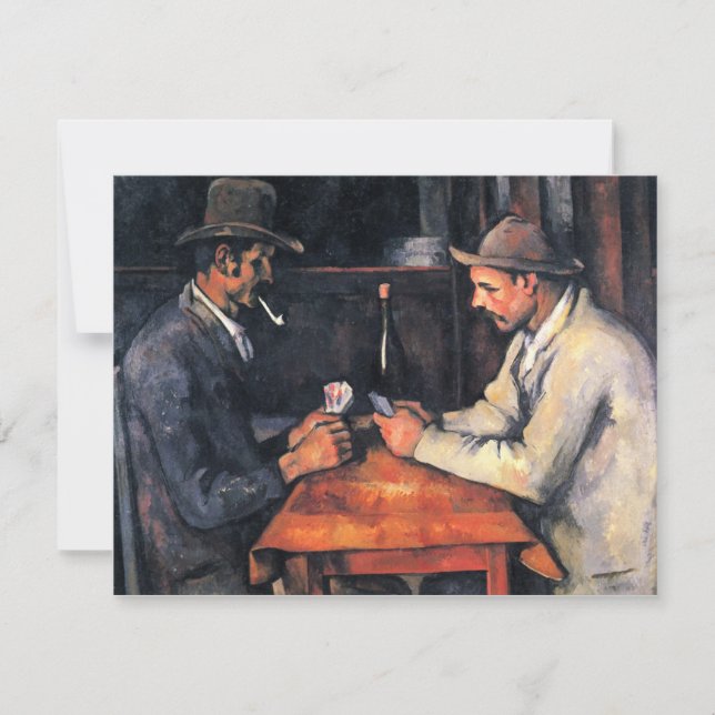 Cezanne the Card Players (två) (Framsida)