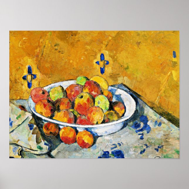 Cezanne - The Plate of Apples Poster (Framsidan)