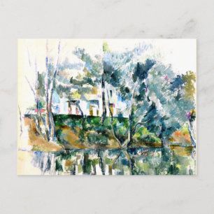 Cezanne - Träd och hus, av Eure Vykort