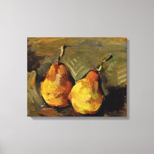 Cezanne - Två päron, berömd fortfarande liv, Canvastryck