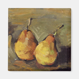 Cezanne - Två päron, berömd, målning Magnet
