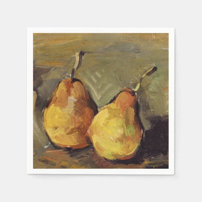 Cezanne - två päron pappersservett (Framsidan)