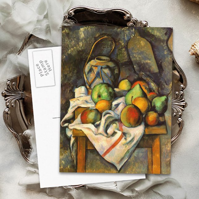 Cezanne Vas Paille Vintage Art Vykort (Skapare uppladdad)