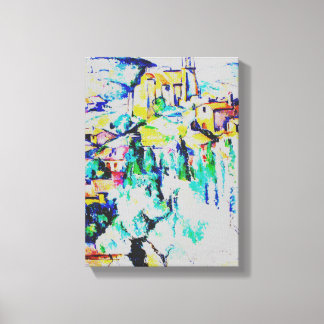 Cezanne Village vid Gardanne Canvastryck