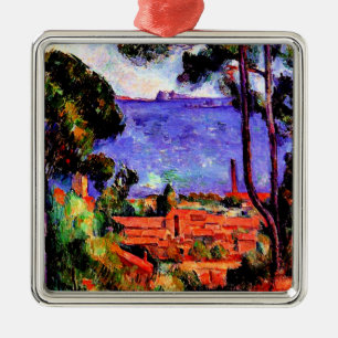 Cezanne - Visa genom Träd Julgransprydnad Metall