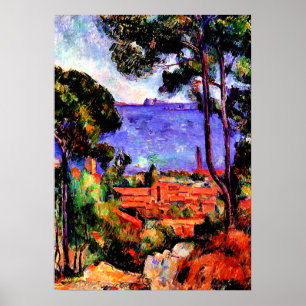 Cezanne - Visa genom Träd Poster