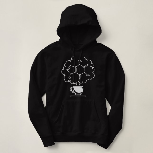 CF Coffee Drinking Coffee Science Student Chemistr T Shirt (Design framsida)