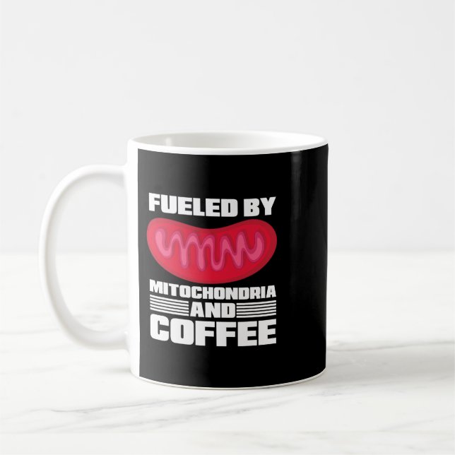 CF kaffe som blandats med Mitochondria och kaffebi Kaffemugg (Vänster)