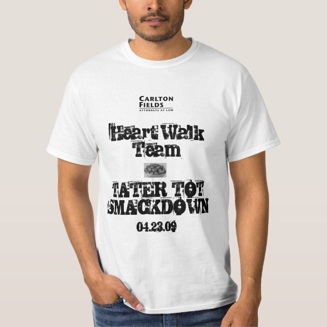 CFhjärta går officiell T för lagTT-smackdownen T-shirt (Framsida)