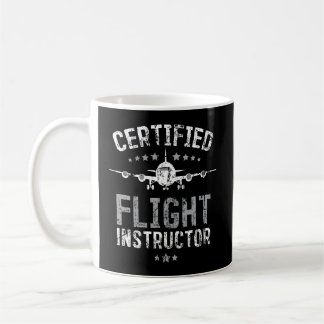 Cfi Pilot Aviation Gift Flied Auktoriserad Flight  Kaffemugg