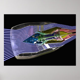 CFM56-5 Turbofan Jet-motor Poster