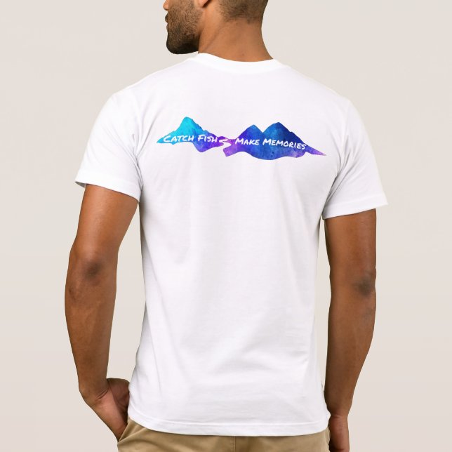 CFMM Mountain Stream Northern Ljus T Shirt (Baksida)