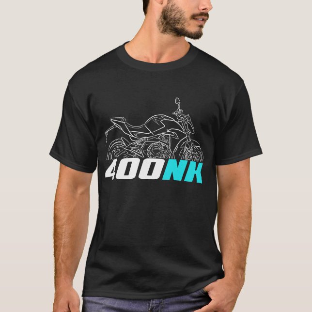 CFMoto 400NK 2017-2024 T Shirt (Framsida)