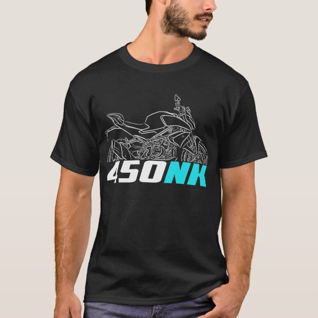 CFMoto 450NK 2024 T Shirt (Framsida)