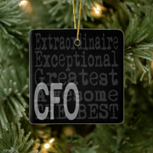 CFO Extraordinaire Julgransprydnad Keramik
