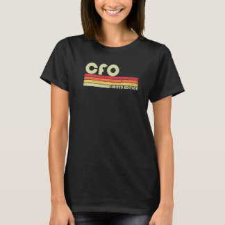 Cfo-jobbtitel Yrke Birthday Worker Idea T Shirt