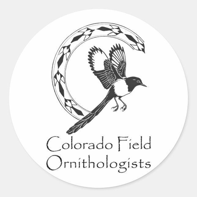 CFO-klistermärken Runt Klistermärke (Framsida)