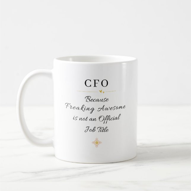 CFO-kontorets citat Kaffemugg (Vänster)