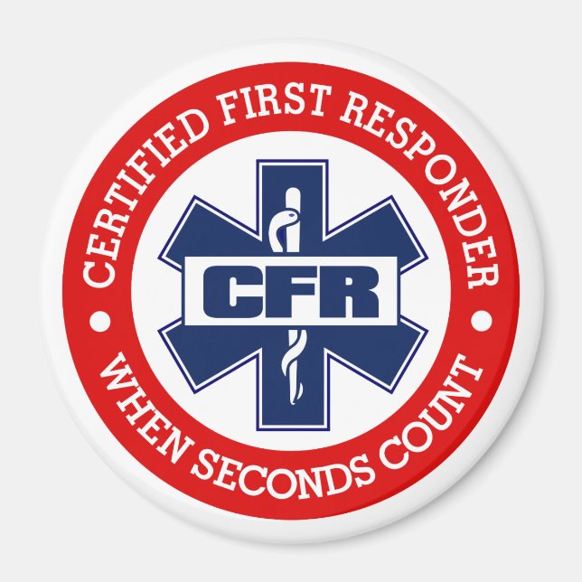 CFR (Auktoriserad First Responder) Magnet (Framsidan)