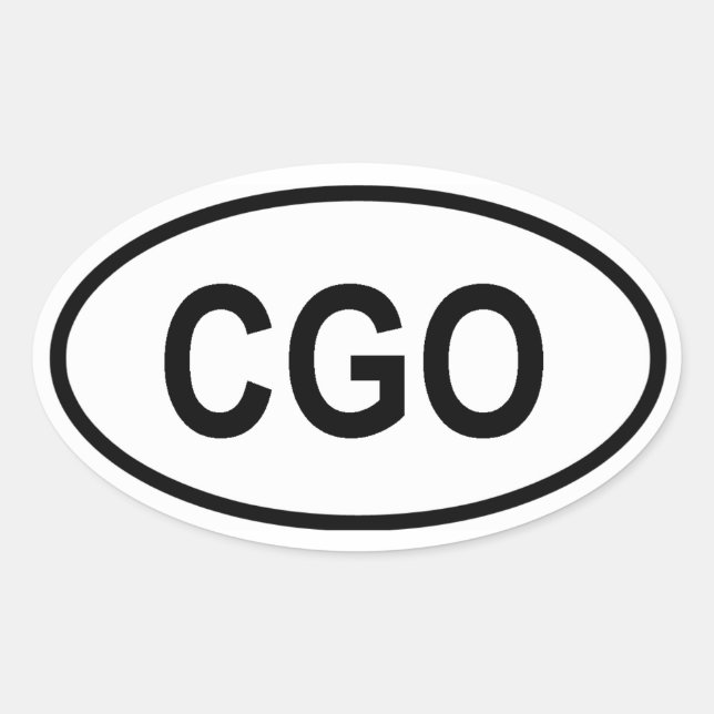 CGO OVALT KLISTERMÄRKE (Framsida)