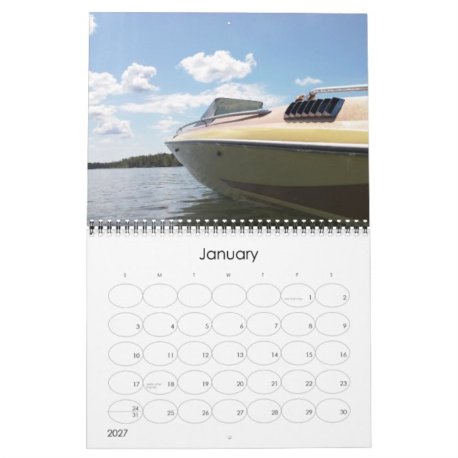CGOAMN Classic Glastron Calendar 2012 Kalender (Jan 2027)