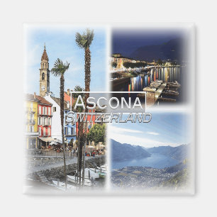 CH0280 Europe, Schweiz, Ascona, Fridge Magnet
