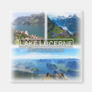 CH0286 Europa, Schweiz, Sjö Lucerne, Fridge Magnet