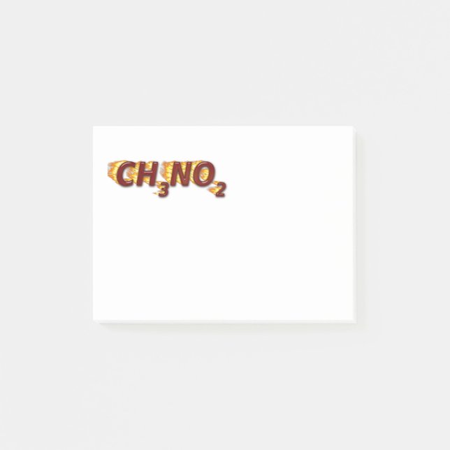 CH3NO2 - Nitro Post-it Block (Framsida)