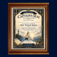ch9 Sätt Segel Captain Seal-certifikat