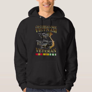 CH 21 Shawnee h21 helicopter Vietnam veteran Hoodie
