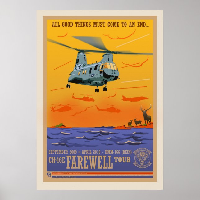 CH-46 Farväl Poster (Framsidan)