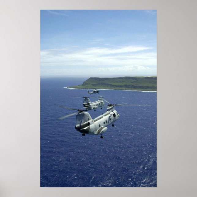 CH-46 Sea Knight Poster (Framsidan)