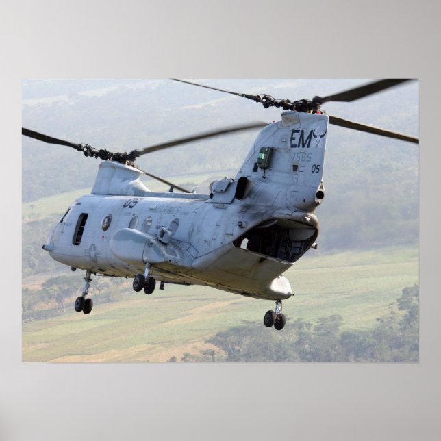 CH-46E Sea Knight Poster (Framsidan)
