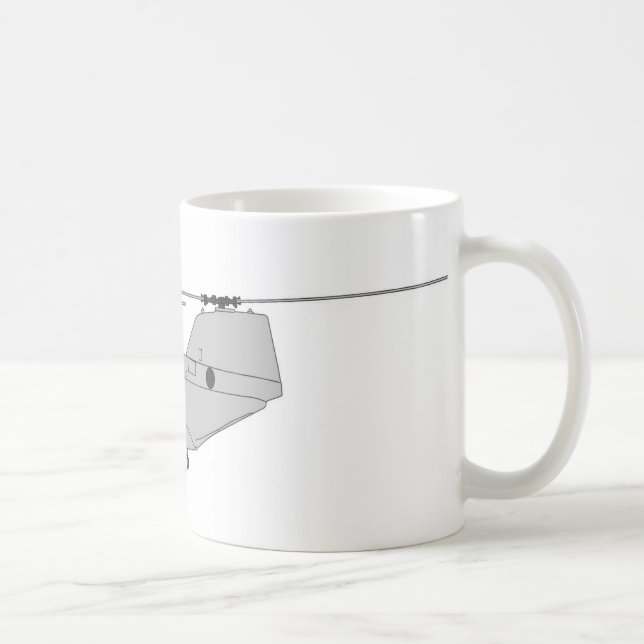 CH--46Elasthelikopter Kaffemugg (Höger)