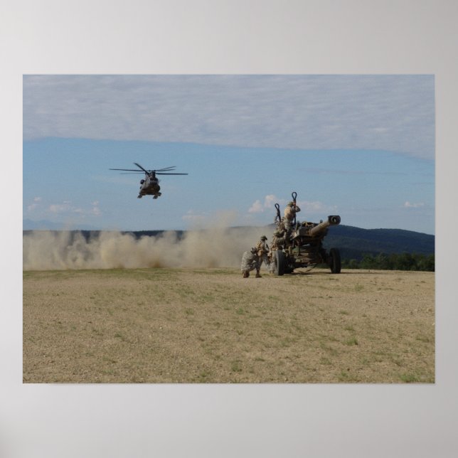 CH-47 Chinook Helicopter Poster (Framsidan)