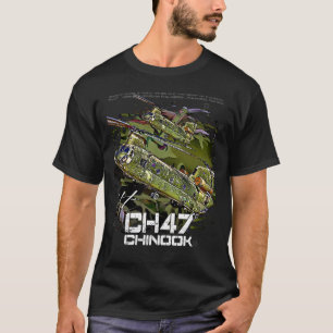 CH-47 Chinook-helikopter T Shirt