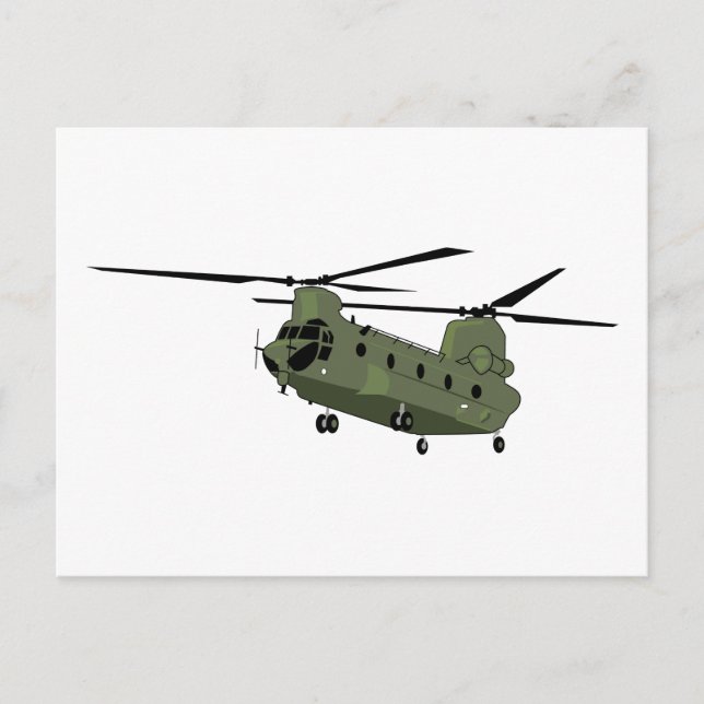 CH-47 Chinook Vykort (Framsida)