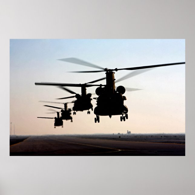 CH-47 Chinooks Poster (Framsidan)