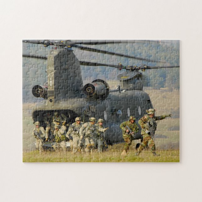 CH-47D CHINOOK (11 x 14 TUM) Pussel (Horisontell)